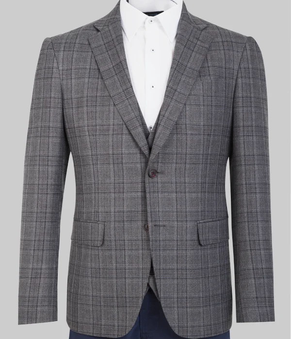 GREY BLAZER BIG SIZE